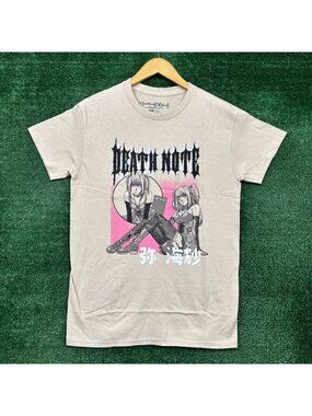 Death Note Anime beige T-Shirt Size Small